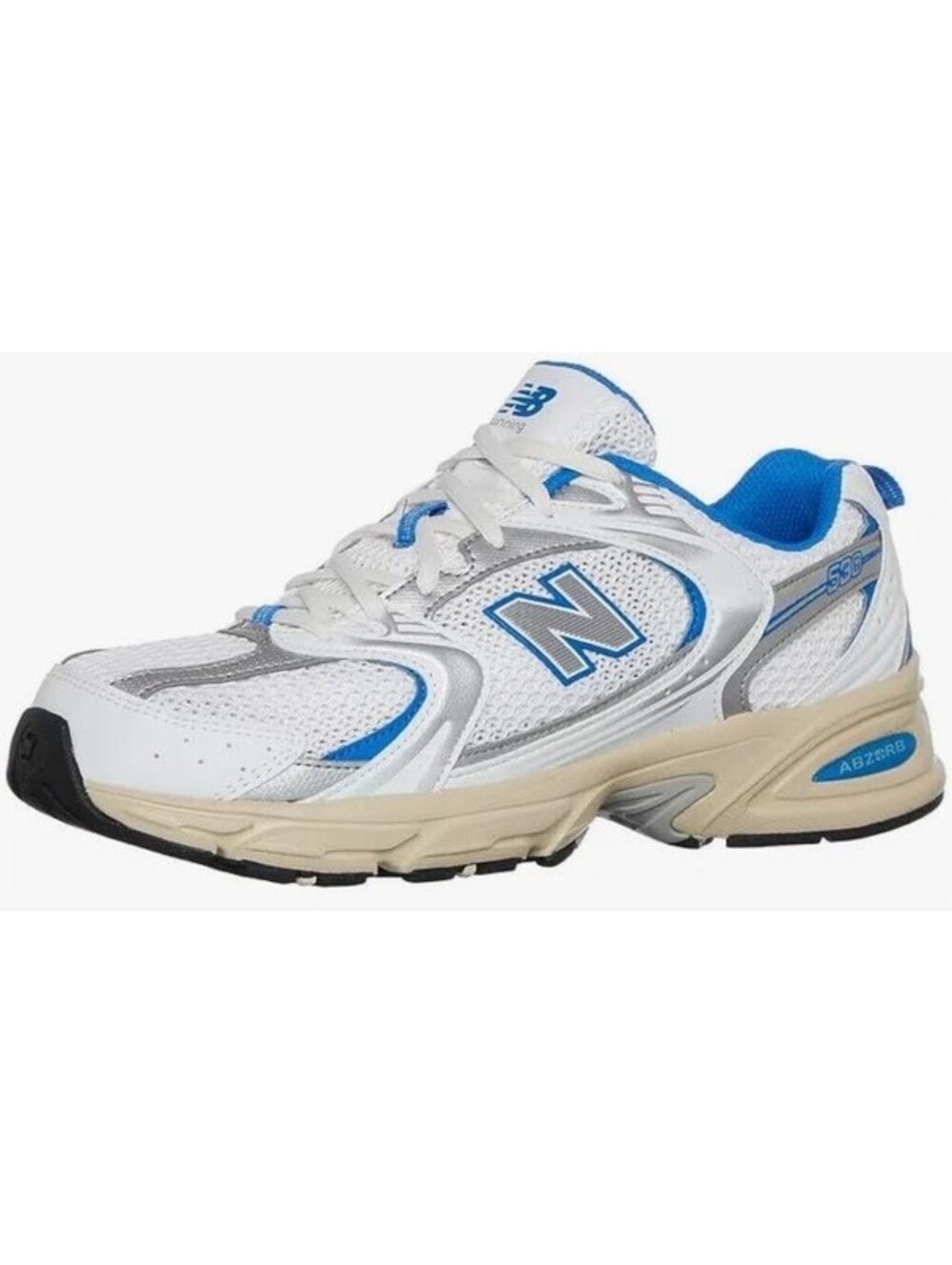 New Balance 530 Men's White Blue Running Sneakers MR530EA Sz. 7 NEW